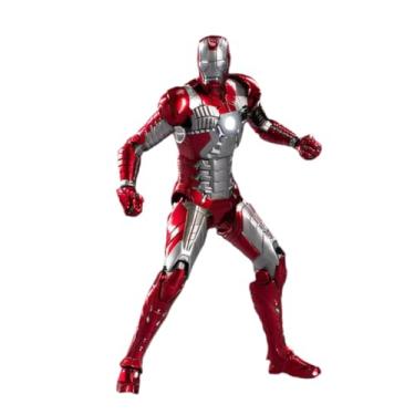 Imagem de HiPlay ZD Toys Anniversary Series Collectible Figure Full Set: Iron Man MK5, Illuminated Edition, Height 18cm Miniature Action Figurine FGBMK5
