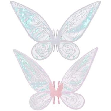 Imagem de Fantasia de Halloween Fairy Wings para adultos e meninas - quescu
