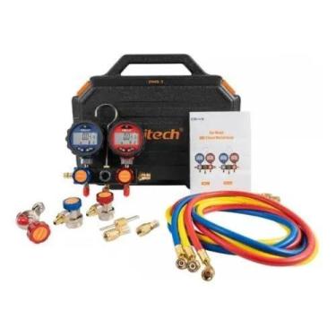 Imagem de Manifold Digital DMG-3 com 2 Manômetros Elitech