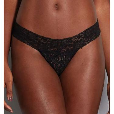 Imagem de Kit com 3 Calcinhas Fio Rendada Happy Hope Lingerie - L3773, M, Preto