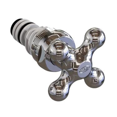 Imagem de Reparo para Torneiras 1/4 de volta Porto Belo Cromado Com Bitola De 20-25mm Durín