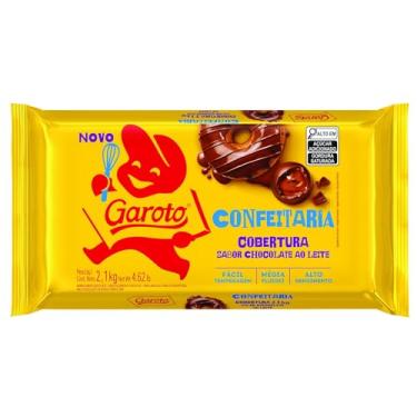 Imagem de Cobertura sabor chocolate ao leite Garoto® Confeitaria 2,1kg