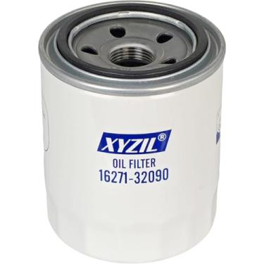 Imagem de XYZIL Filtro de óleo M801002 MIU800650 compatível com trator utilitário compacto John Deere 650 750 Motor 2T80 3T80 204K 304K 35D 330G 331G 332G 333G Retroescavadeira com tração nas quatro rodas 16271