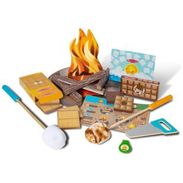 Imagem de Kit Fogueira Infantil Campfire S Mores com 23 Peças para Crianças Acima de 3 Anos, Meli...