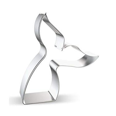 Imagem de WJSYSHOP Cortador de biscoito cauda de peixe de baleia sereia - B