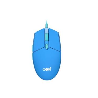 Imagem de Kit Mouse e Mousepad Gamer Vibes MC200, Combo para Computador (azul)