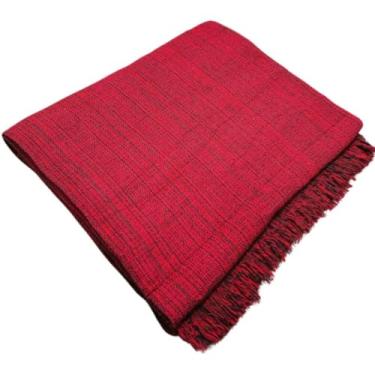 Imagem de Manta Para Sofá 300M X 180M King Grande Grossa Tipo Capa De Sofá(Vermelho Mesclado King)
