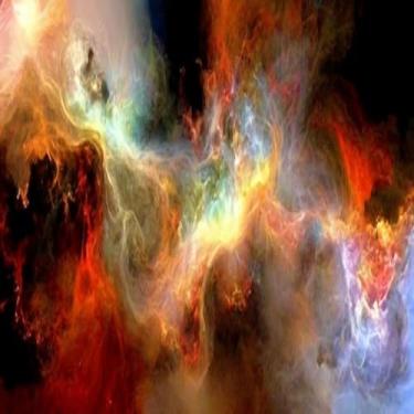 Imagem de Quadro Decorativo Abstrato Colorido para Parede - Arte Moderna e Vibrante - Decoração de Ambientes 30x30cm