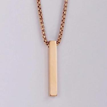 Imagem de Cordão Pingente Personalize A Seu Gosto:Nome,Data,Spotify - Lualki Sto