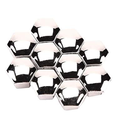 Imagem de 20 Pçs Roda Porca Aro Capa Pneu Parafuso Tampa Decoração para 307 308 408 206 207 Prata Náilon Acessórios de Plástico