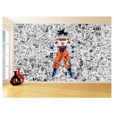 Imagem de Papel De Parede Dragon Ball Goku Super Sayajin 3,5M Dbz567 - Você Deco