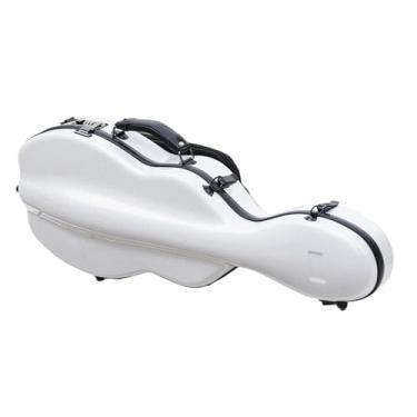 Imagem de Estojo Para Violino, Tamanho 4/4, Pontos Brancos, Formato De Cabaça, Fibra De Carbono Híbrida Leve, Com Trava De Código, Bolsa De Música Estojo para instrumento de violino