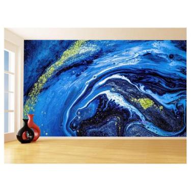 Imagem de Papel De Parede 3D Estilo Marmore Tintas Cores 3,5M Mbr135 - Você Deco