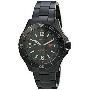 Imagem de Relógio Fossil, Pulseira de Aço Inoxidável, Masculino Preto FS5688/1PN