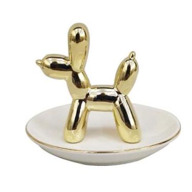 Imagem de Porta Joias Decoração De Cahorro 13 Cm - 1002301 - Zona Livre