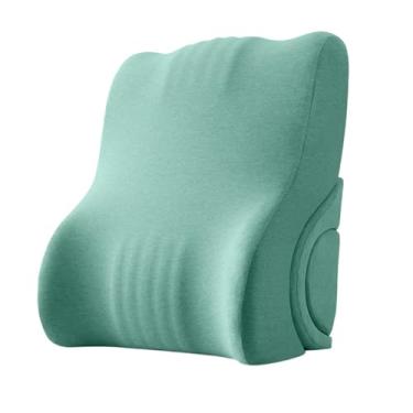 Imagem de YWJLQH Travesseiro de Encosto para Leitura, Travesseiro de Dormir para Adultos, Ergonômico, Macio, Descanso para Cama, Descanso para Assistir Tv, Jogos, Verde