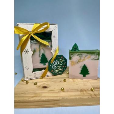 Imagem de Sabonete Vegetal de Natal Presente Pinheiro