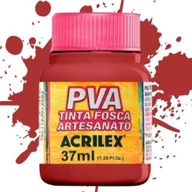 Imagem de Tinta PVA Fosca para Artesanato 37ml Acrilex - Cores Quentes - 03240, 