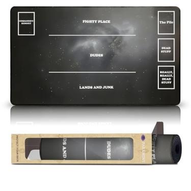 Imagem de Paramint Instructional - Black - Exile Bottom (Stitched) - MTG Playmat - Compatible with Magic The Gathering Playmat - Play MTG, YuGiOh, TCG - Original Play Mat Art Designs & Accessories