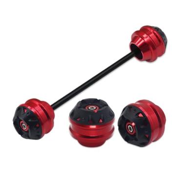 Imagem de MFGZD Protetor de quadro de roda dianteira de motocicleta deslizante de eixo adequado para MT-07 YZF-R3 R25 Z900/RS/SE MT-09 MT-09 SP XSR900/Abarth FZ-09 FJ-09 MT07 Tracer CB750 Hornet XSR700 Sliders