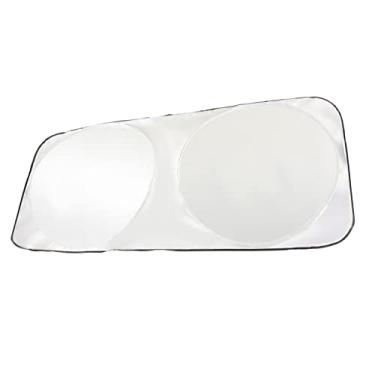 Imagem de aqxreight Bolsa de Pára - Sun Shade Raios de Janela Dobráveis ​​e Calor do Sol Protetor de Carro Interior Acessórios para Pára - 190x90cm/74.8x35.43N Fibra de Fibra Mate Carro (160 * 86)