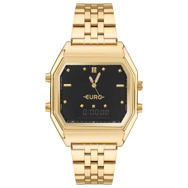 Imagem de Relógio Euro Feminino Ff Sporty Dourado - EUBJ3718AF/4D