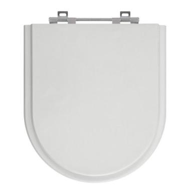Imagem de Assento Sanitário Riviera Cinza Prata (Claro) Tampa para Vaso Celite M