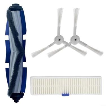 Imagem de Conjunto de peças de reposição para aspirador de pó robô ZR740003 Explorer 60 - 1 filtro de eficiência, 2 escovas laterais, 1 escova de rolo