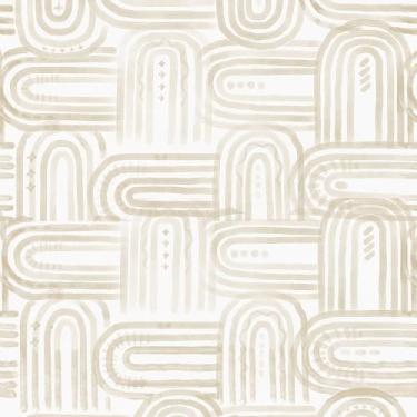 Imagem de XiaoDeYouth Papel de parede Boho Peel and Stick bege claro e branco papel de parede geométrico 43,9 cm x 1,219 cm papel de parede removível vinil autoadesivo para armários quarto