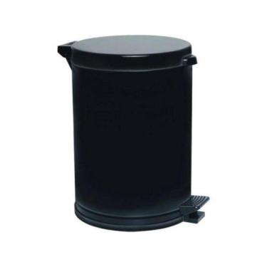 Imagem de Lixeira Preta C/Pedal Recipiente Plástico 4,5 3516 - Viel - Marca