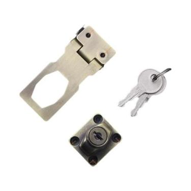 Imagem de Fechadura De Liga De Zinco Com Chaves E Trava De Torção Para Portas, G