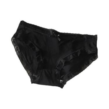 Imagem de Calcinhas De Renda De Cintura Baixa Para Mulheres, 3 Peças, Lingerie S