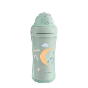 Imagem de Copo com Canudo de Silicone e Parede Dupla 220 ml Moony Me Mint - Kikka Boo