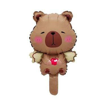 Imagem de Balões Mini Capybara Em Filme De Alumínio Para Decoração De Chá De Beb