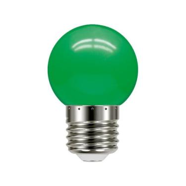 Imagem de Lâmpada LED Colorida Bolinha 1W Verde - Taschibra, 220V
