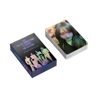 Imagem de Conjunto De 55 Cartões Holográficos IVE Wonyoung Rei Liz Edição Limita