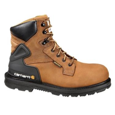 Imagem de Carhartt Calçado CMW6220 Bota de trabalho impermeável Bison de 15 cm, Bisão, 14 Wide