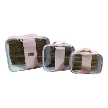 Imagem de 2 Kits Bolsa Maternidade Necesserie Alyaht 6 Peças Organizadora Bebê -