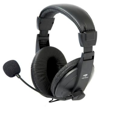 Imagem de Fone de Ouvido C3Tech Comfort com Microfone, Conexão P2, com Controle 
