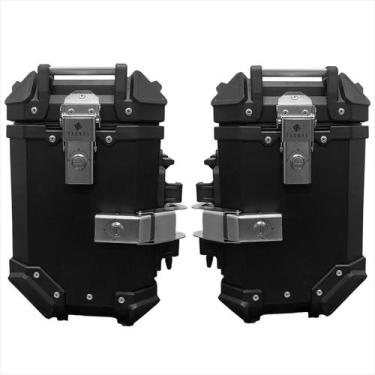 Imagem de Baú de Moto Lateral Tronos 36L-T-X em Alumínio (PAR) - 36 Litros - For