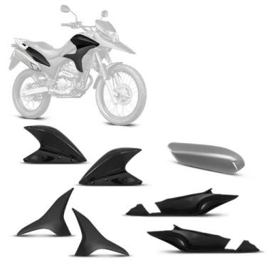 Imagem de Kit Carenagem 4 Peças Pro Tork Moto Honda XRE 300 2010 a 2012 Substitu