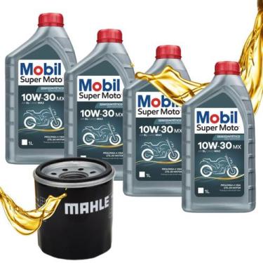 Imagem de Troca de Óleo Nc 750x  Nc 700x  Cbr 600f  Cb 650r Mobil 10w30 Com Filt
