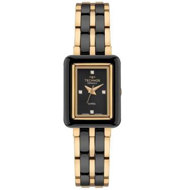 Imagem de Relógio Technos Feminino Ceramic Sapphire Dourado - 5y36ab/1p