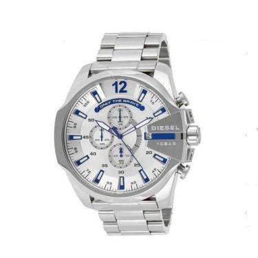 Imagem de Relógio Masculino Mega Chief Dz4477 Prata 52mm Caixa - Le modas