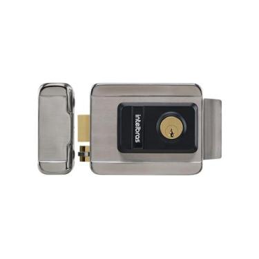 Imagem de Fechadura elétrica Inox Intelbras Para controle de acesso