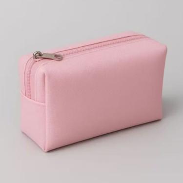 Imagem de Bolsa Nécessaire Organizadora para Viagem e Trabalho Store Morales 20x11x8cm Rosa Unissex