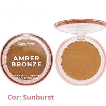 Imagem de Bronzer Compacto Amber Bronze da Ruby Rose Contorno Perfeito, Sunburts