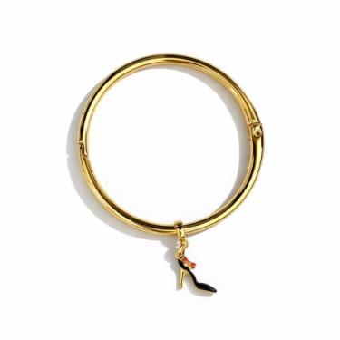 Imagem de Bracelete Berloque de Sapatinho - Banhado em Ouro 18k - Tri Gata