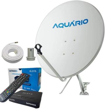 Imagem de Kit Receptor Digital Elsys Satmax 6 Full HD, Bivolt