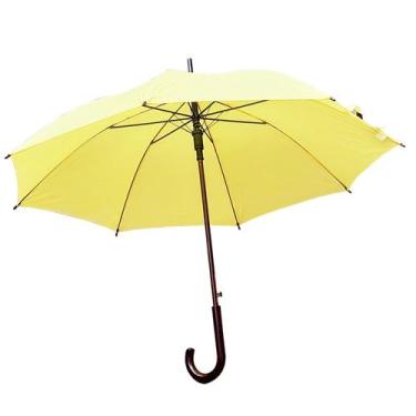 Imagem de Guarda Chuva Amarelo How I Met Your Mother: Cabo Madeira 8 Varetas Aut